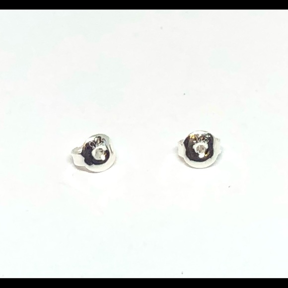 Sterling Silver Butterfly Stud Earring Backs Set Bundle - Picture 2 of 4